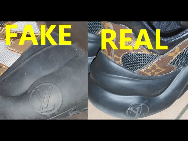 Louis Vuitton Archlight sneakers real vs fake. How to spot