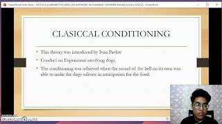 PGT201E- LEARNING THEORIES (BEHAVIORISM)