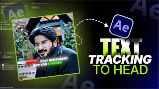 HOW TO: Text Tracking To Head | After Effect Tutorial