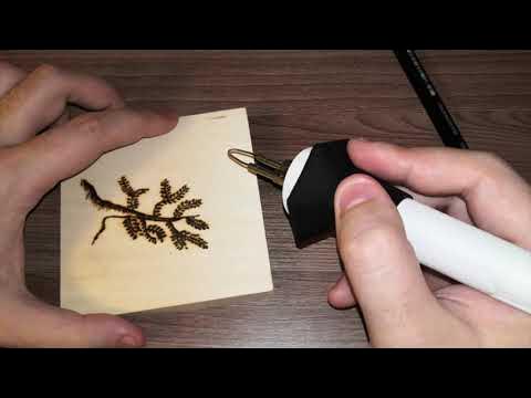 How to wood burn. For very beginners. Wood-burning station ZD-8905 ...