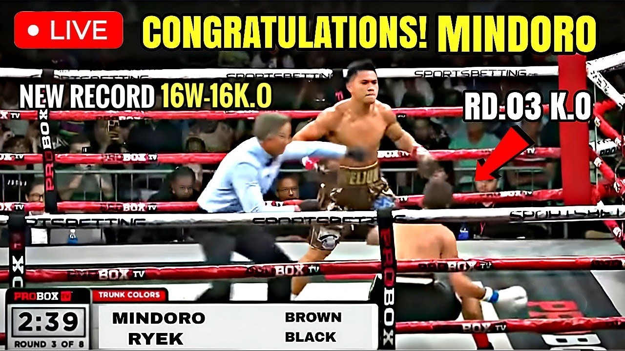 Live: MINDORO vs. REYK 2 FULL FIGHT HIGHLIGHTS❗ ROUND 03 BRUTAL KNOCKOUT! NEW REC. 16W-16K.O❗
