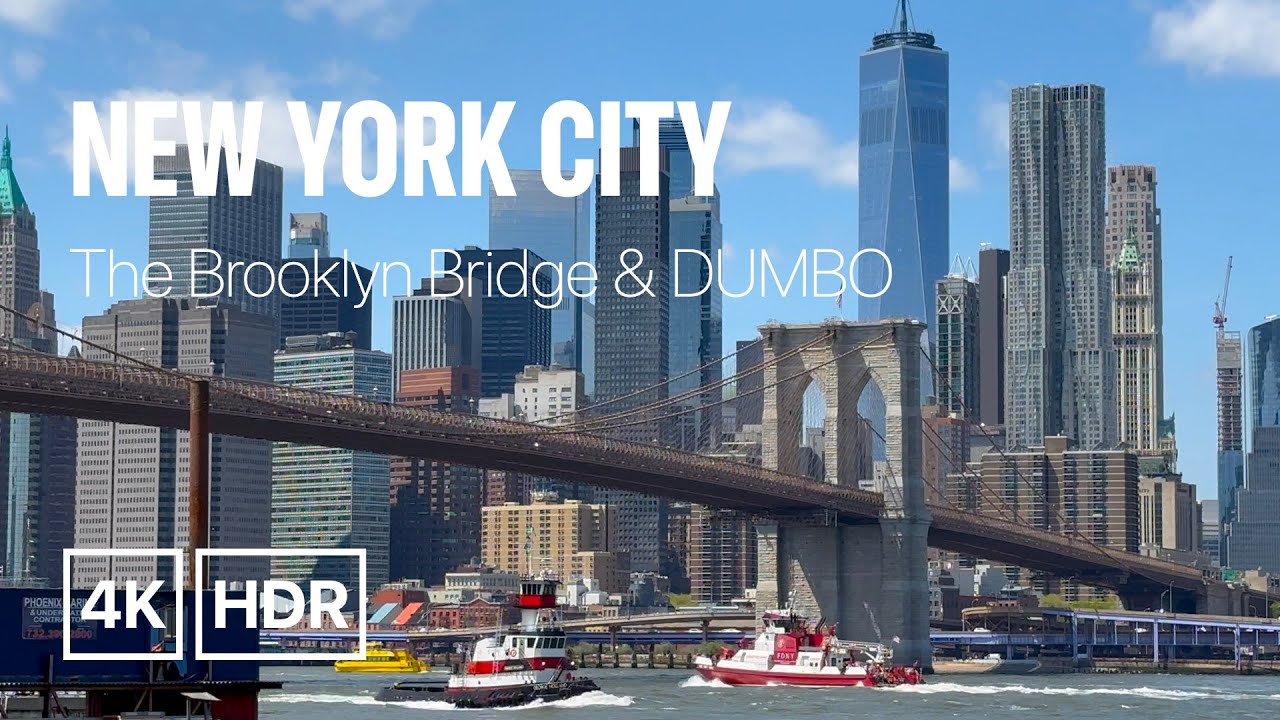 New York City Walking Tour - The Brooklyn Bridge & DUMBO - Spring 2023