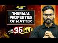 Thermal Properties of Matter | RE-NEET 2026 | Anubhav Sir