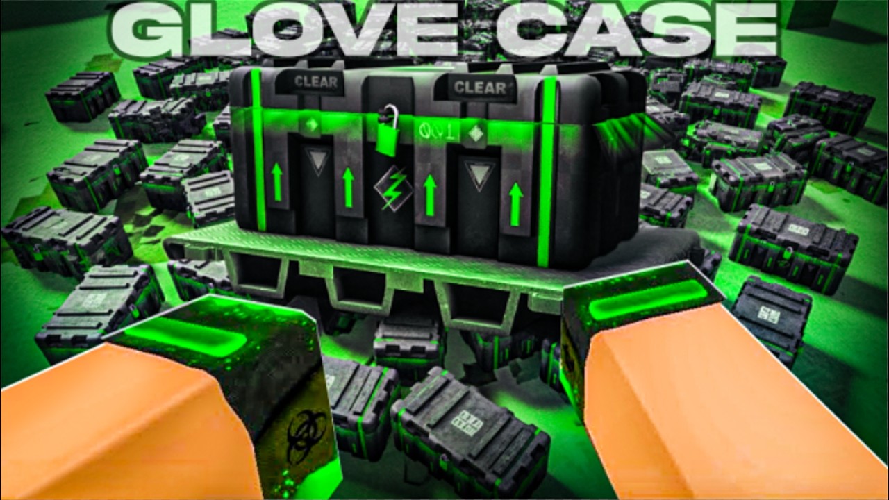 OTWORZYŁEM 100 GLOVE CASEÓW W BLOX STRIKE!