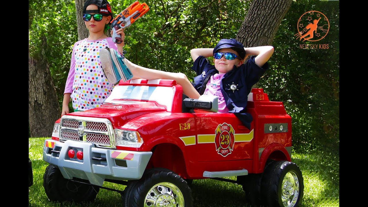 kid cops vs robbers Little Heroes Super Episode - The Fire Engine, The Stealer and The Twins