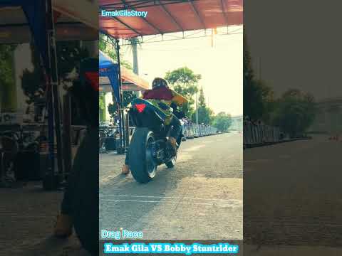 Emak Gila Vs Bobby Stuntrider Drag Race #shorts #tiktok #viral