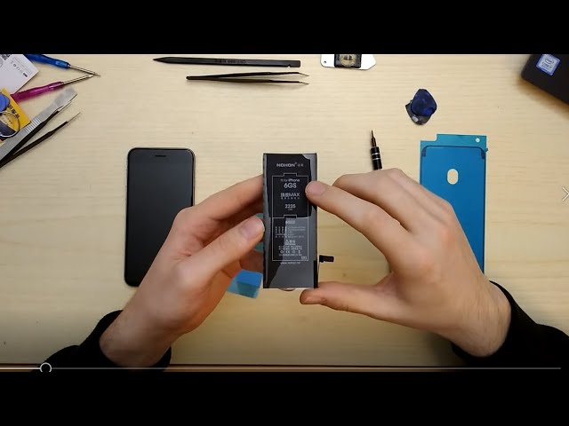 Nohon 2225 mAh iPhone 6s Battery Replacement - Tutorial & Look - YouTube