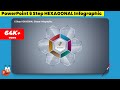 18.Create 6 Step HEXAGONAL Infographic|PowerPoint Presentation|Graphic Design|Free Template