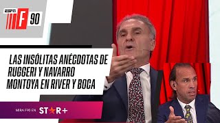 "¡UNA BOLSA DE PLATA ARRIBA DE LA MESA!": Las ANÉCDOTAS de Ruggeri y Navarro Montoya en River y Boca