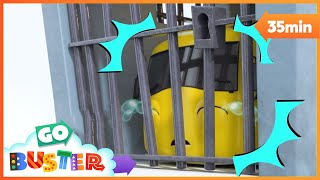 Buster Goes To JAIL!! | Go Buster Compilation | Nursery Rhymes | Kids Videos | ABCs and 123s