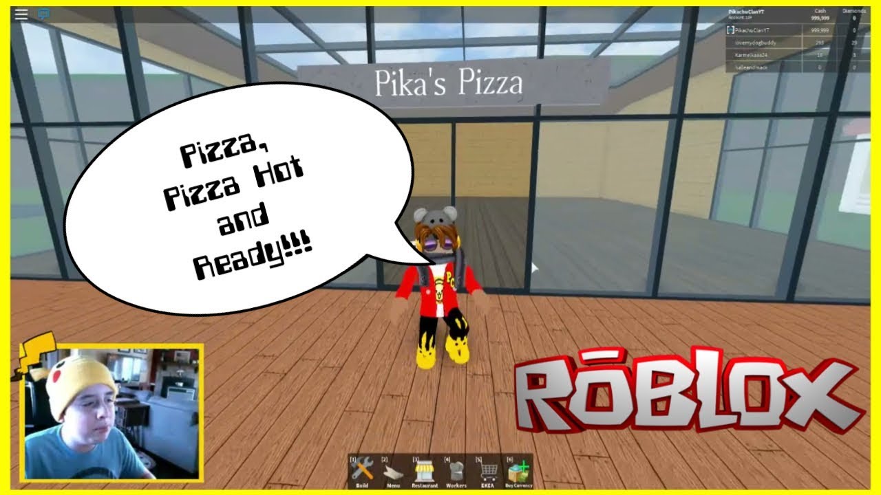 Roblox Restaurant Tycoon Building Our Best Pizza Place Pikachu Clan Youtube - roblox pizza restaurant tycoon build the best pizza place