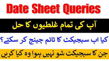 Your Biggest Mistakes Solutons in vu final term date sheet/How to make vu final term date sheet 2024