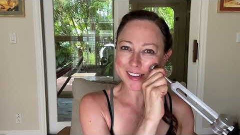 How to do a Tuning Fork Facial and Lymph Release