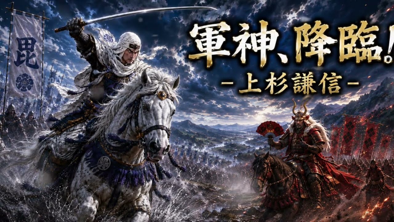 軍神謙信PR+ 軍神、降臨！-上杉謙信-｜川中島を駆ける戦国ロックバラード