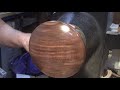 Wood turning  easy high gloss sprayed lacquer finish