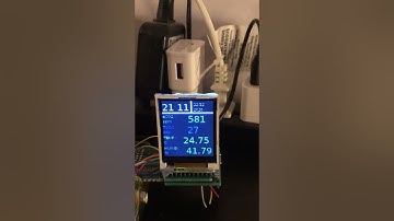 DIY air pollution monitor (RaspberyPi+ST7735+CCS811+HDC1080)