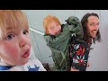 What’s inside my Backpack??  Adley & Niko make a backyard surprise, morning routine on Father