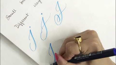 Brush calligraphy for beginners uppercase and lowercase 