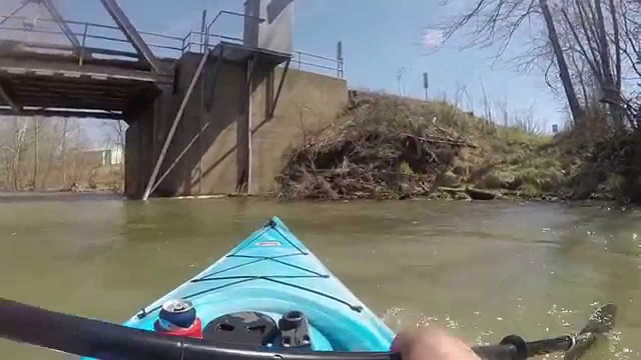 Indian Creek MO 3/15/15 Lanagan Bridge Rapid