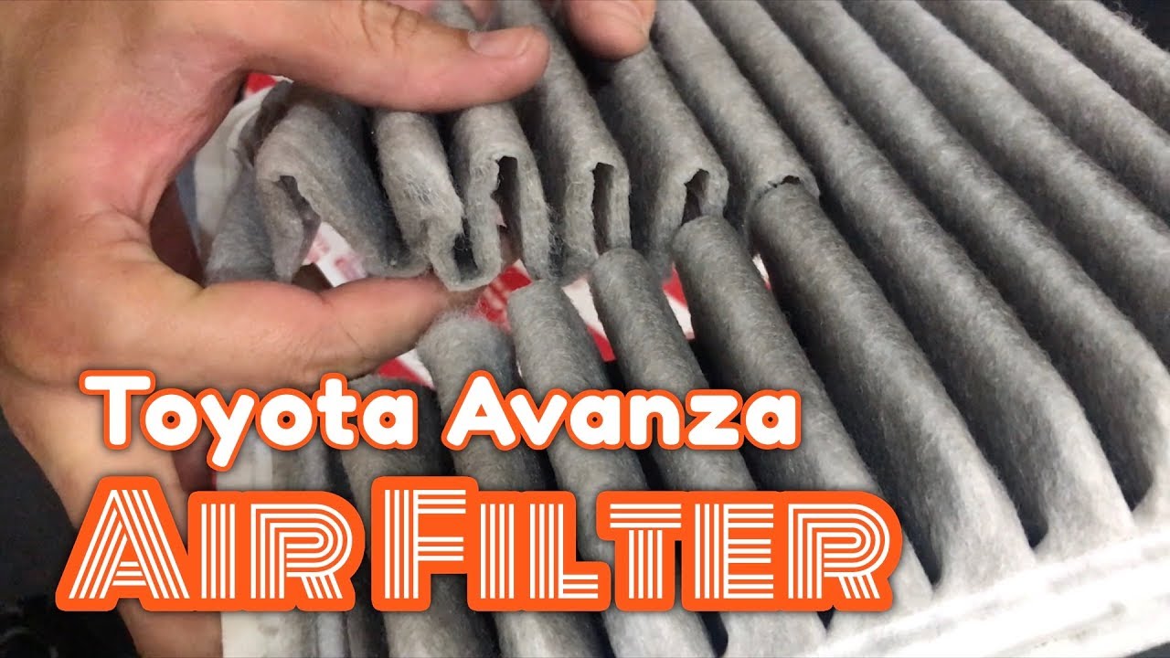 Changing the Air Filter in a 2011 Toyota Avanza 1.5 YouTube