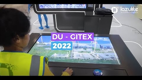 Revolutionize Brand Engagement. Tangible Object Recognition installation for Du Telecom--GITEX 2022