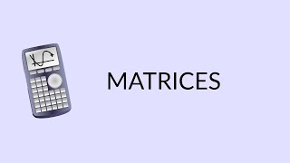 Ch11: TI83/84 Entering Data into a Matrix