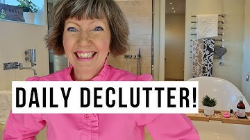 Daily Declutter 2023! Simplify your life! Flylady, minimalist, hygge home, 13