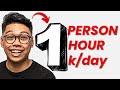 If you've got 1 hour a day i can guarantee this one person business works