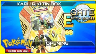 Pokemon - Sommer Tinbox Kapu-Riki - Stunde Der Wächter - Opening Unboxing
