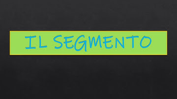 Il segmento