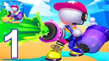 Paint Warrior - Gameplay Walkthrough Level 1 - 10 New Mobile Game  (Android, iOS)