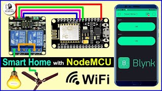 Mobile se bullb ko on off kaise kare | wifi Home automation system by NODE MCU ESP8266 and Blynk screenshot 5