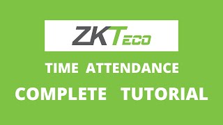 ZKTeco Time Attendance Complete Setup in Bengali - জিকেটেকো টাইম অ্যাটেনডেন্স সেটআপ টিউটোরিয়াল