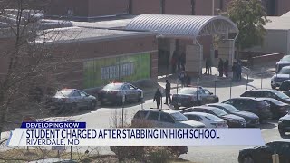 Student charged after stabbing in high school