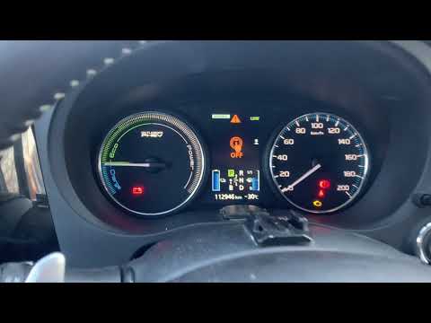 Запуск Outlander PHEV в -30