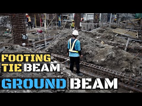 Video: Ano ang footing tie beam?