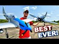 Best WARBIRDS In The WORLD!! E-Flite P-51 Mustang &amp; F4U Corsair RC Airplanes