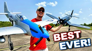 Best WARBIRDS In The WORLD!! E-Flite P-51 Mustang \& F4U Corsair RC Airplanes