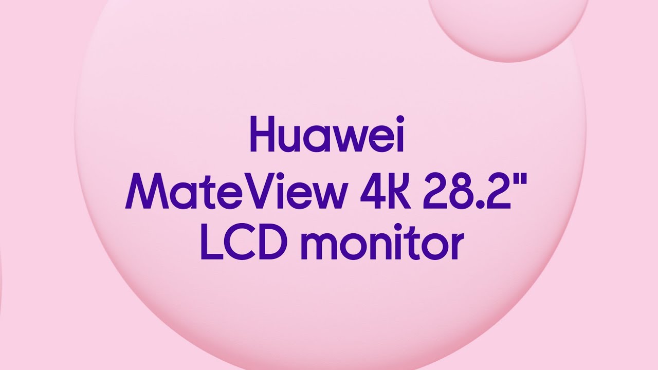 Huawei MateView 4K Ultra HD 28.2" IPS LCD Monitor - Silver - Product Overview