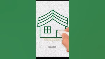 cách vẽ một ngôi nhà đẹp #drawing