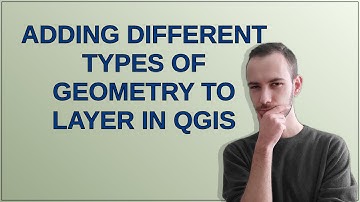 Adding different types of geometry to layer in QGIS