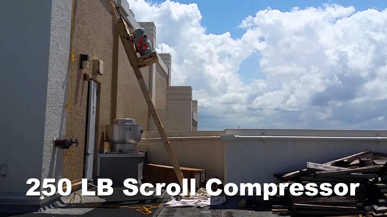 250 LB Scroll Compressor Lift YouTube