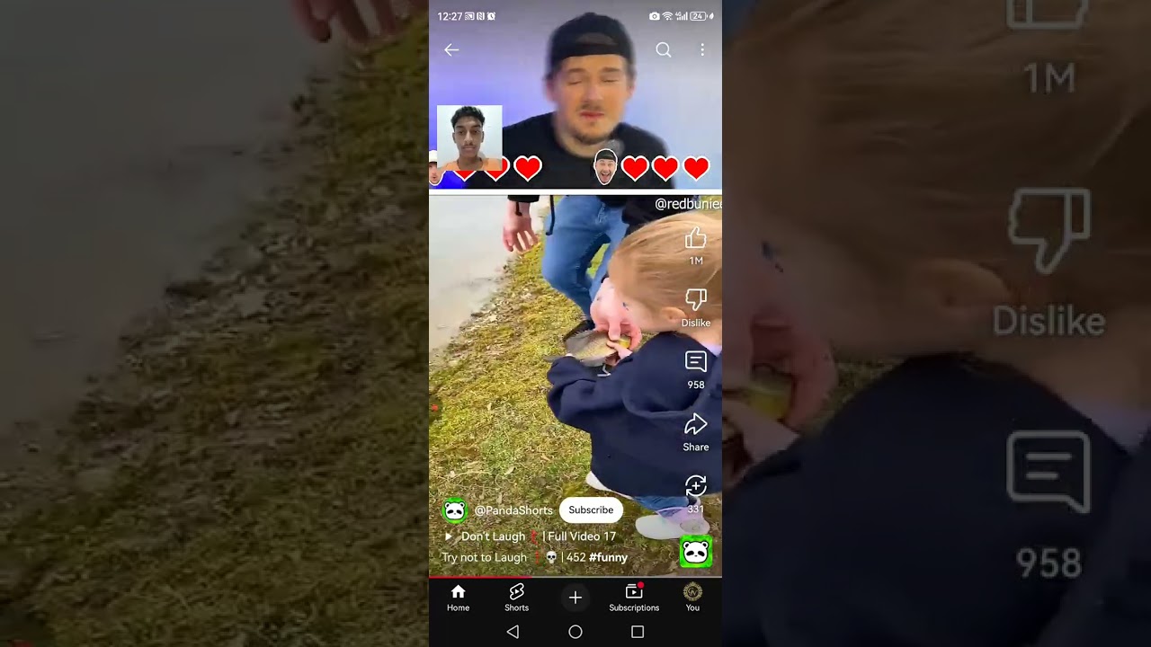 Me reacting to a Funny video Try not to laugh