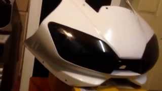 Yamaha r6 headlight and nose fairing cowl replacement styling