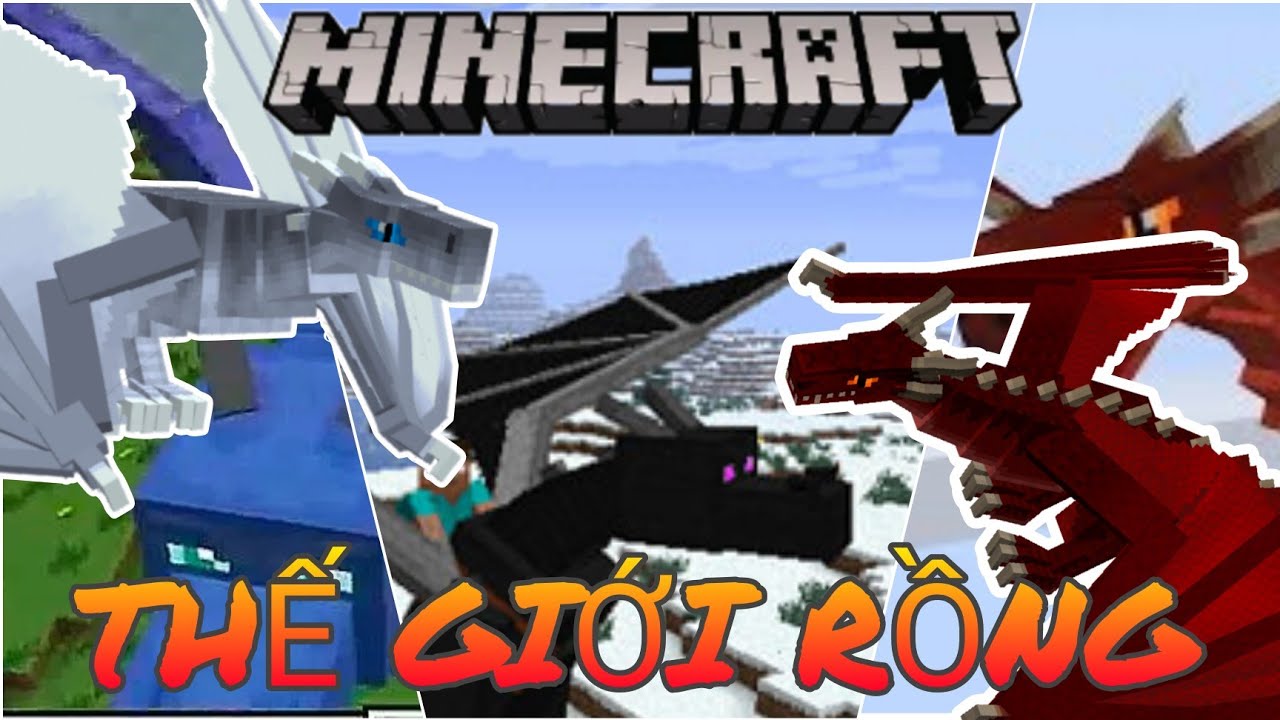 ADDON/MOD THẾ GIỚI RỒNG MINECRAFT PE 1.19 - YouTube