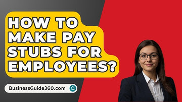 How To Make Pay Stubs For Employees? - BusinessGuide360.com