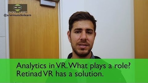 Virtual reality analytics-how does this work?