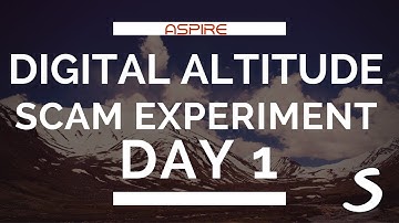 Digital Altitude Sucks Make Money Online Scam - Day 1 Newbie Experiment