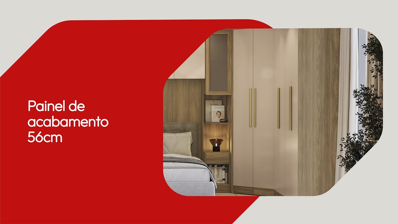 Painel de Acabamento Kappesberg Adapt Branco 56cm | FastStore PDP