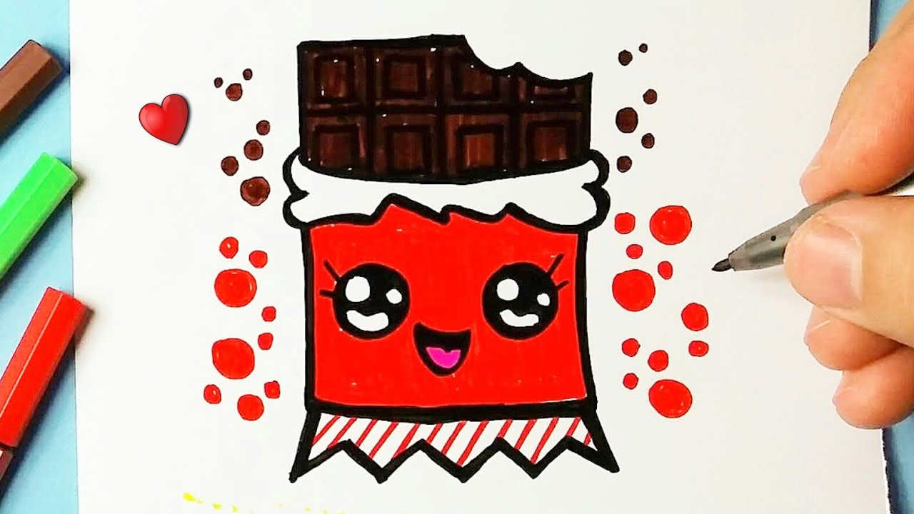 Chocolate #Kawaii #Comodesenhar  Desenho de chocolate, Melhores planos de  fundo, Desenho da monica